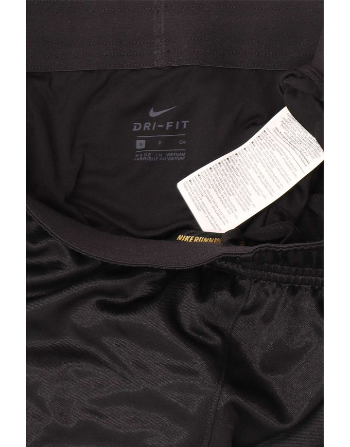 Nike Damen Dri Fit Sport Shorts UK 10 Small Schwarz Polyester