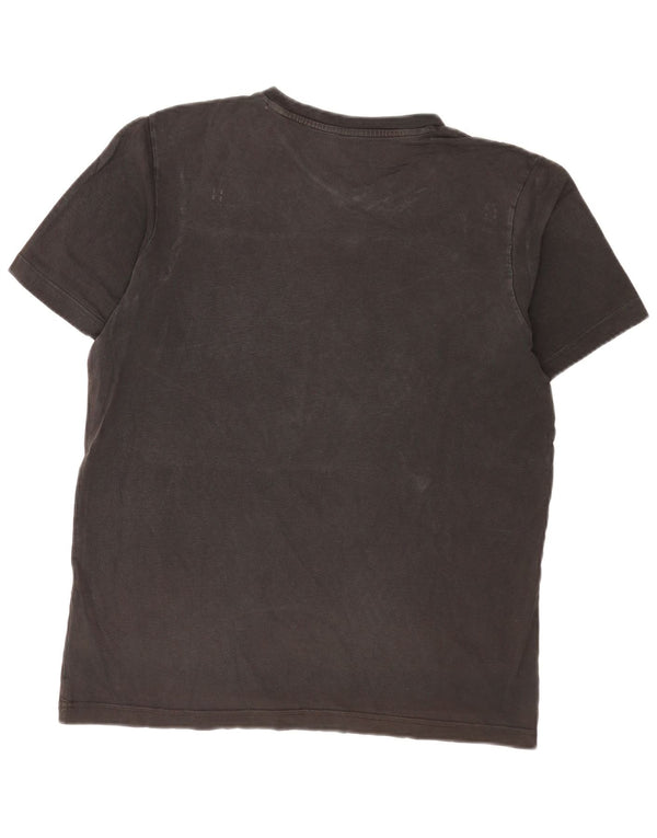 Adidas Herren Grafik T-Shirt Top Medium Schwarz Baumwolle