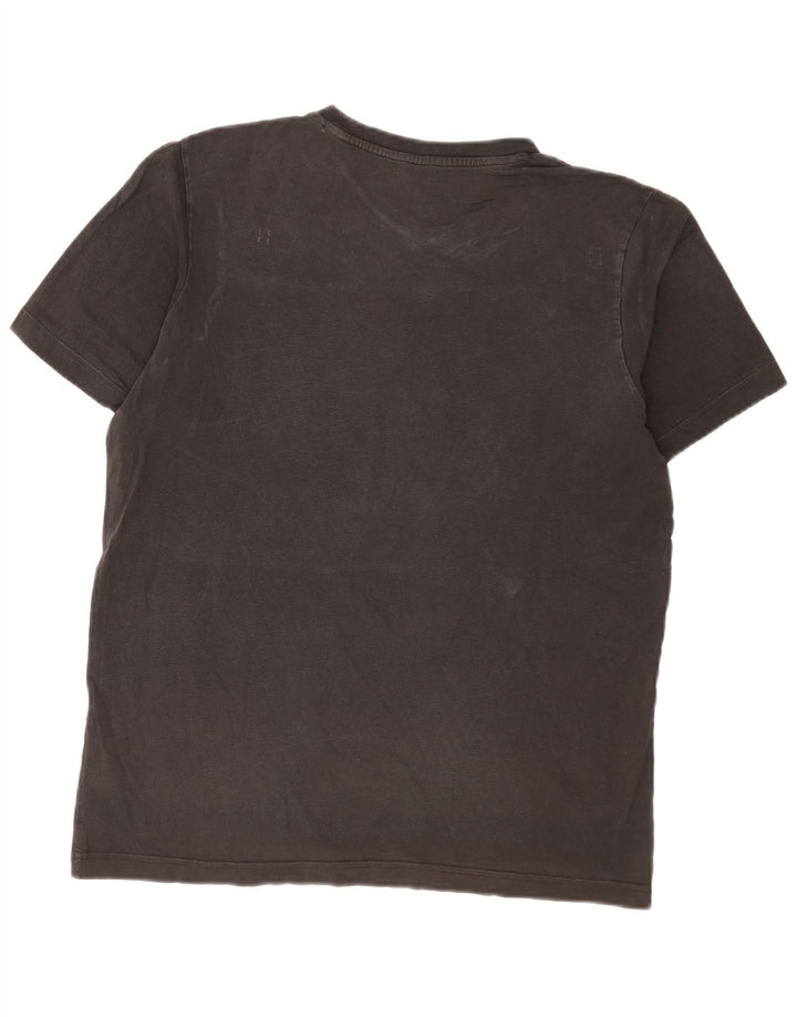 Adidas Herren Grafik T-Shirt Top Medium Schwarz Baumwolle