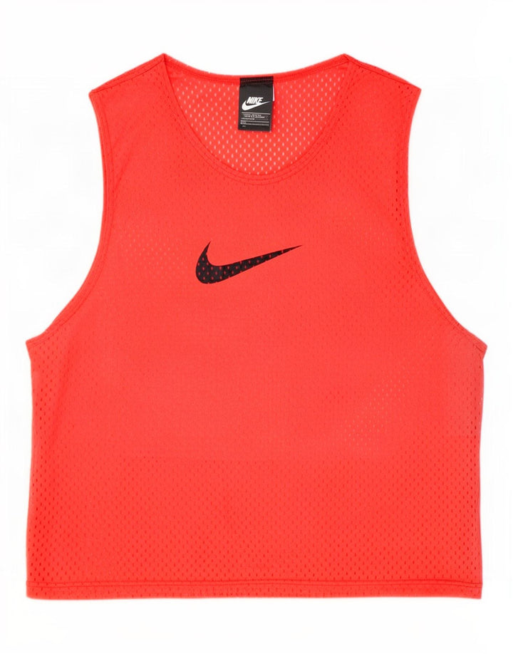 Nike Herren-T-Shirt mit Grafik, groß, aus rotem Polyester