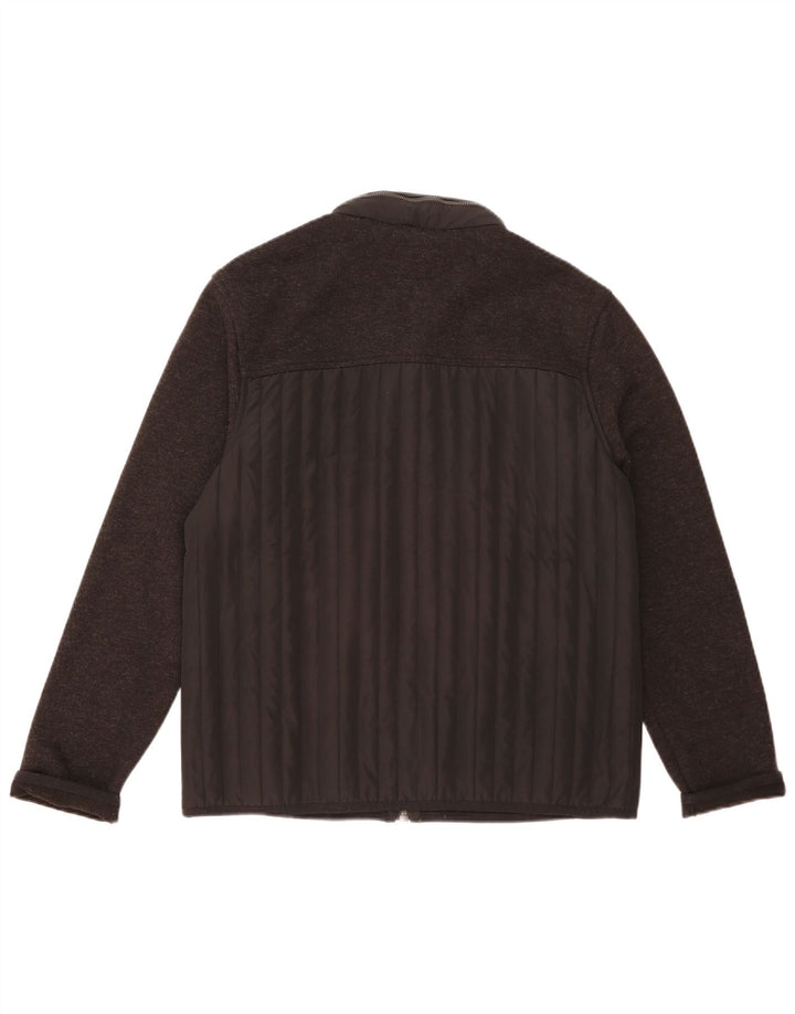 Marks & Spencer Herren Blue Harbour Wattierte Jacke mit Kapuze, UK 38, Mittelschwarz
