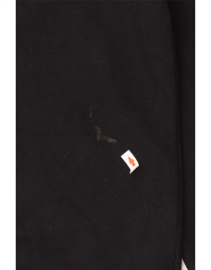 Fila Herren-Sweatshirt mit normaler Passform, mittelschwarze Baumwolle