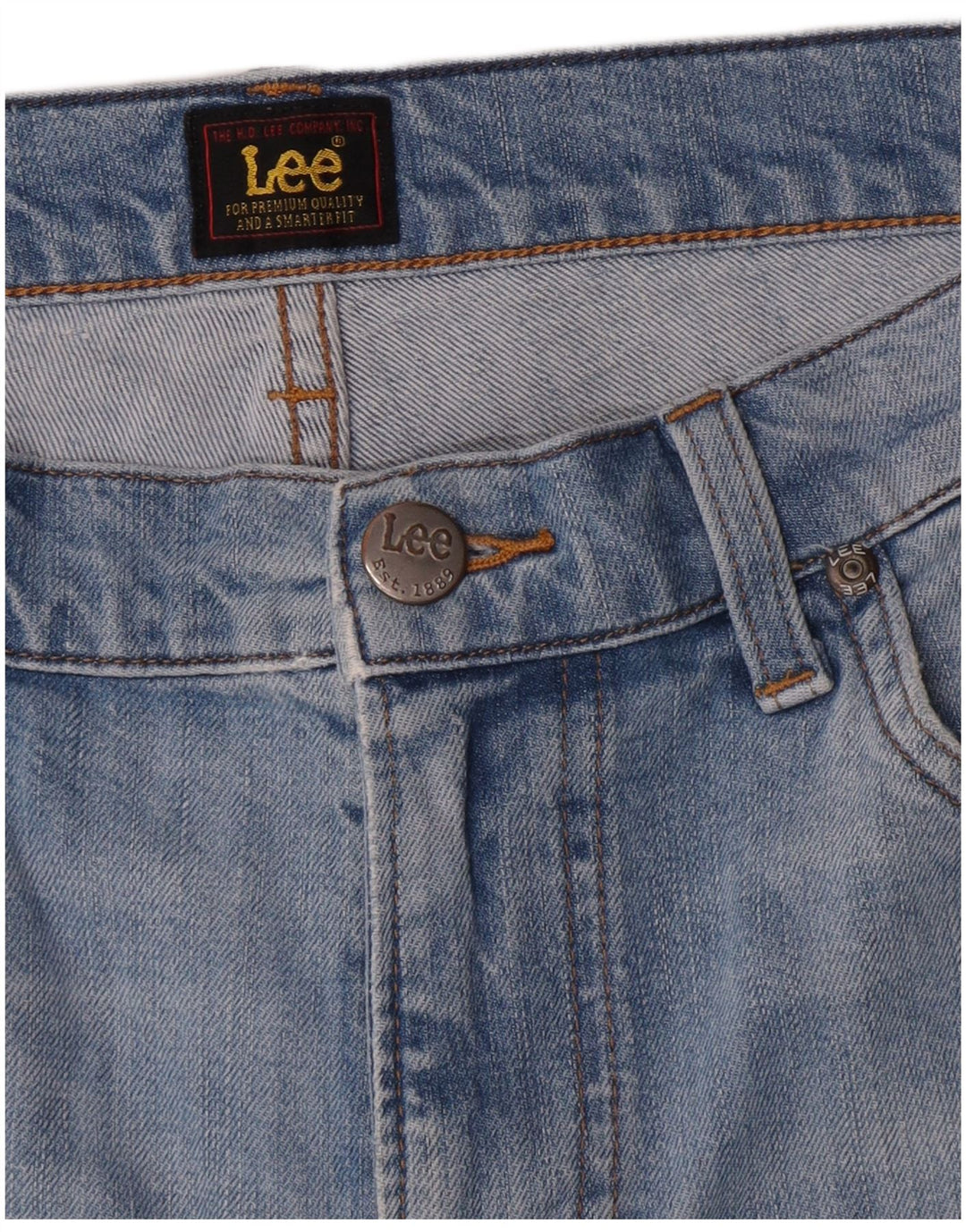 Lee Herren Jeansshorts W30 Mittelblau
