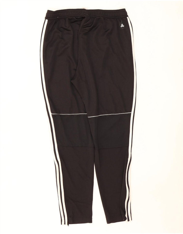 Adidas Herren-Trainingshose, groß, aus schwarzem Polyester