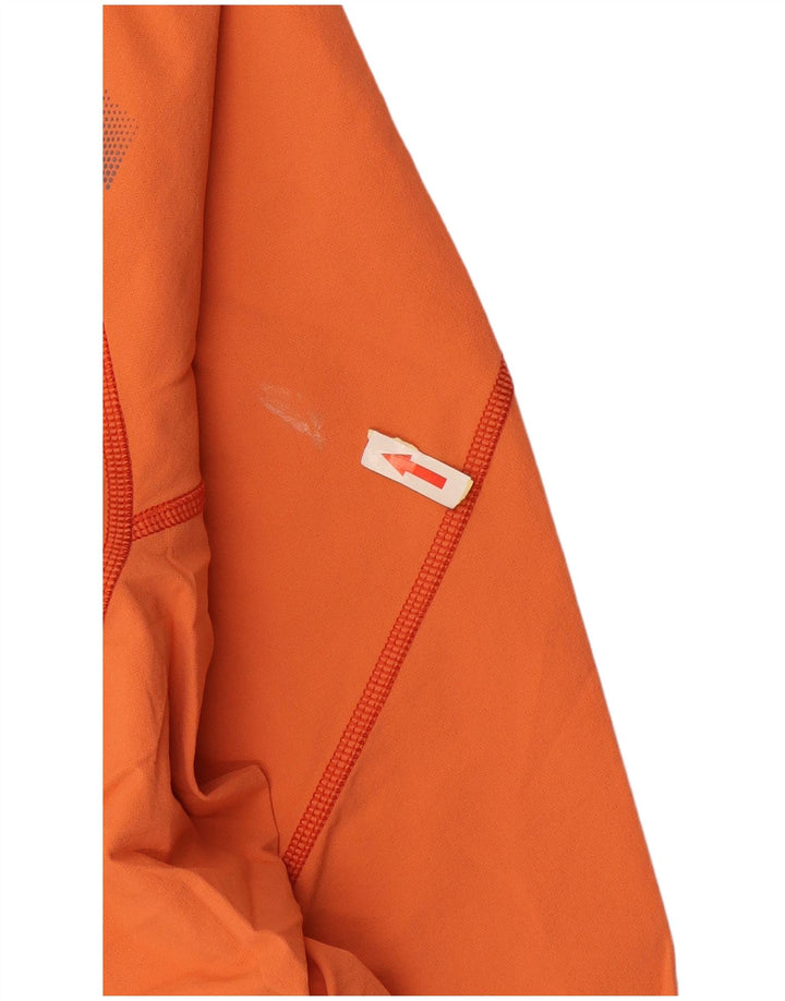 Eddie Bauer Damen Trainingsanzug Top Jacke UK 18 XL Orange Nylon