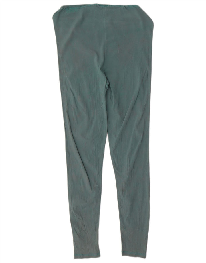 Par Avion Damen Leggings UK 10 Small Grün Acetat