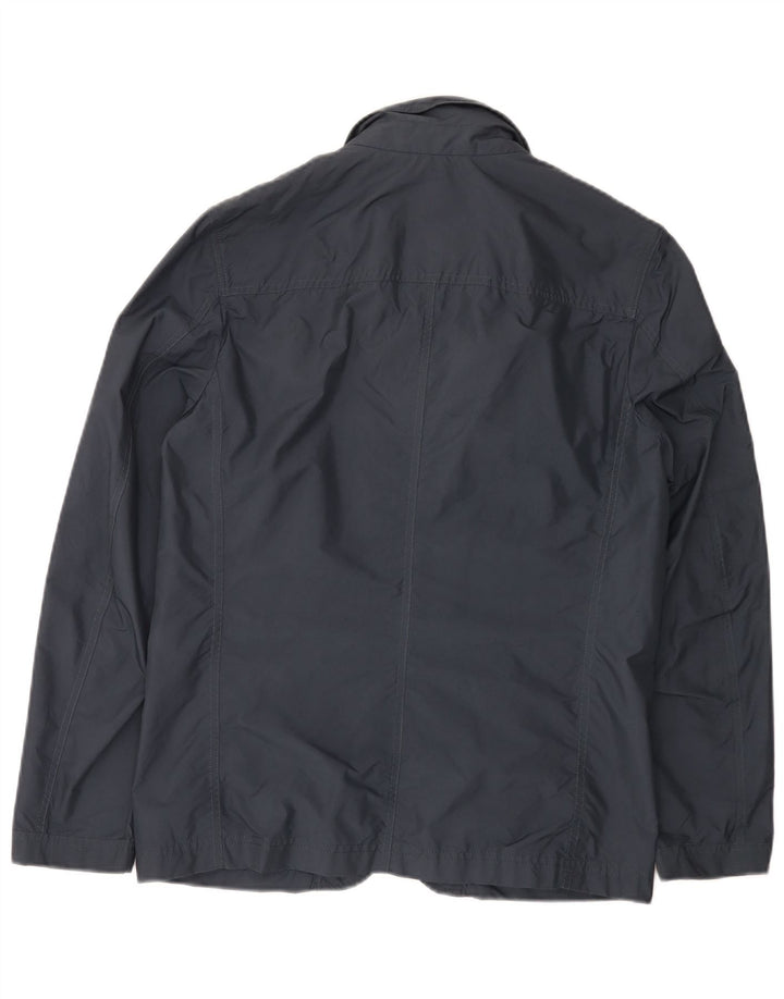 Fay Herren-Utility-Jacke UK 38, mittelmarineblaue Baumwolle