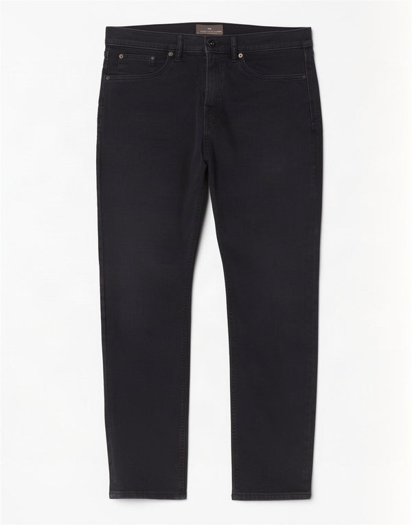 Marks & Spencer Herren Slim Jeans W34 L31 Schwarze Baumwolle