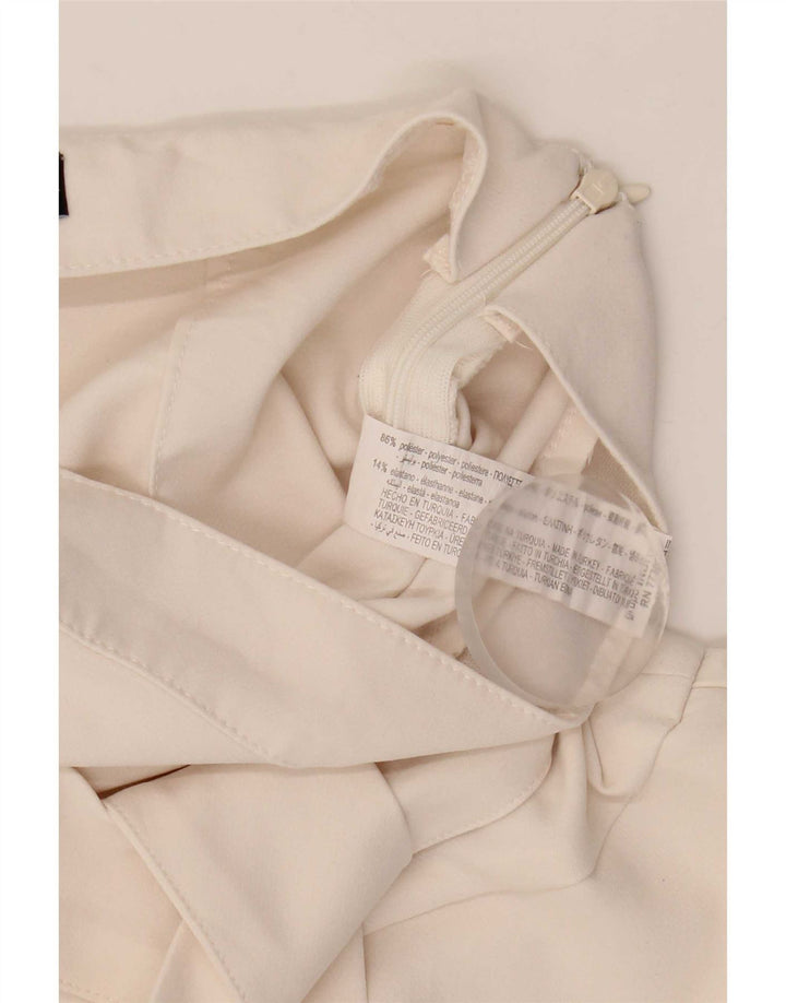 Zara Damen Skort XS W24 Weiß Polyester