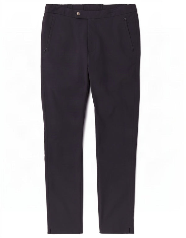 Reiss Mens Slim Chino Trousers W30 L32 Navy Blue Polyamide