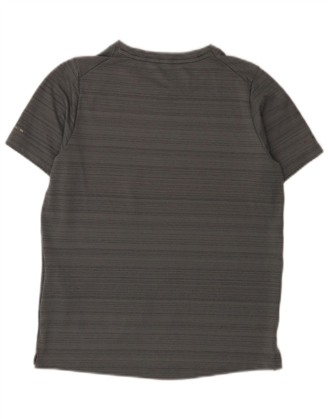Nike Dri Fit T-Shirt-Oberteil für Jungen, 10–11 Jahre, mittelgrau gestreift, Polyester