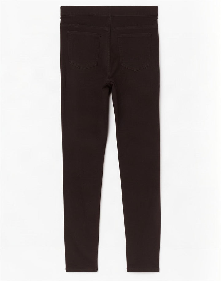 Marks & Spencer Damen Jegging-Jeans UK 12 Medium W30 L30 Schwarze Baumwolle
