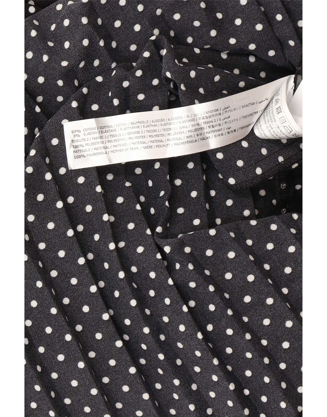 Simona Barbieri Damen Twinset Maxikleid IT 42 Mittelschwarz gepunktet