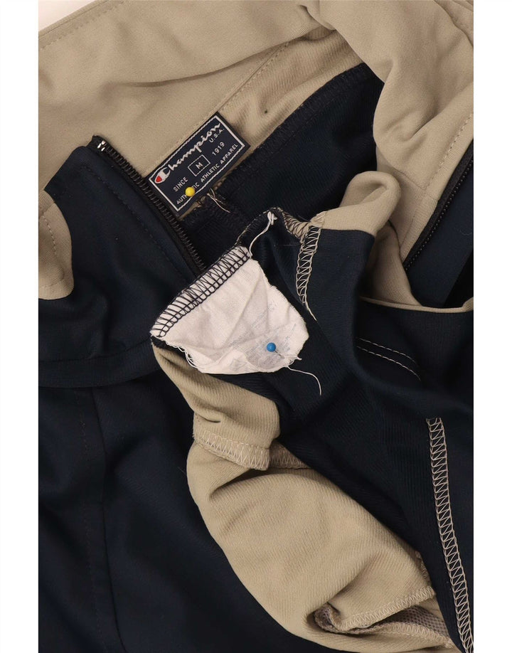 Champion Herren-Trainingsanzugoberteil mit Grafik, mittleres Marineblau, Farbblock