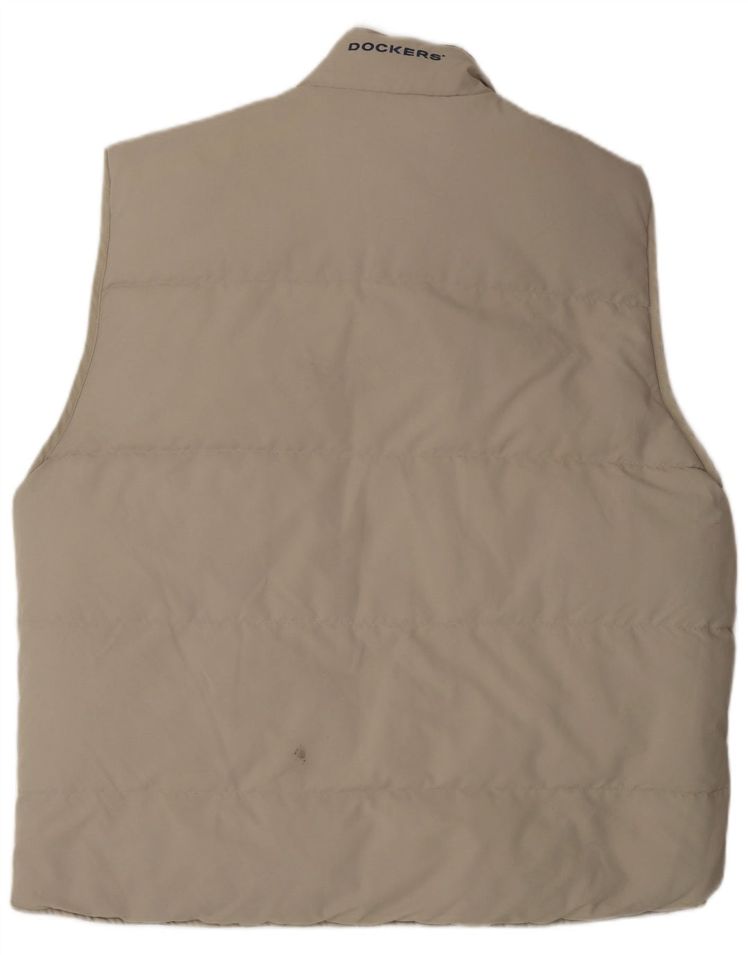 Dockers Herren Reversible Wattierte Weste UK 44 2XL Beige Polyester