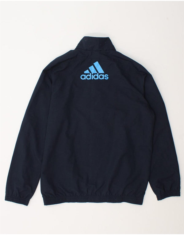 Adidas Jungen Grafik-Trainingsanzug-Top-Jacke, 13–14 Jahre, Marineblau, Farbblock