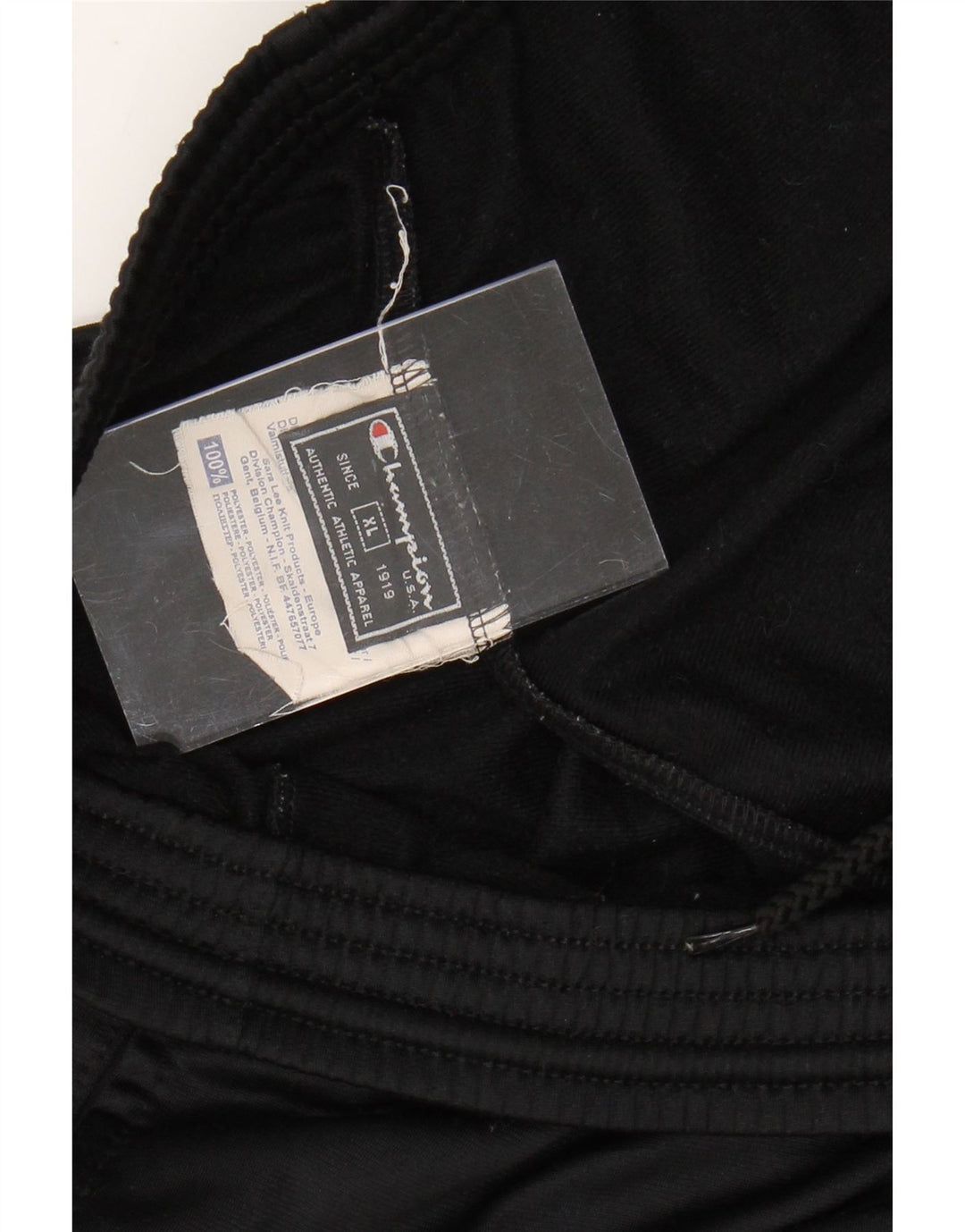 CHAMPION Herren-Trainingshose XL, schwarzes Polyester