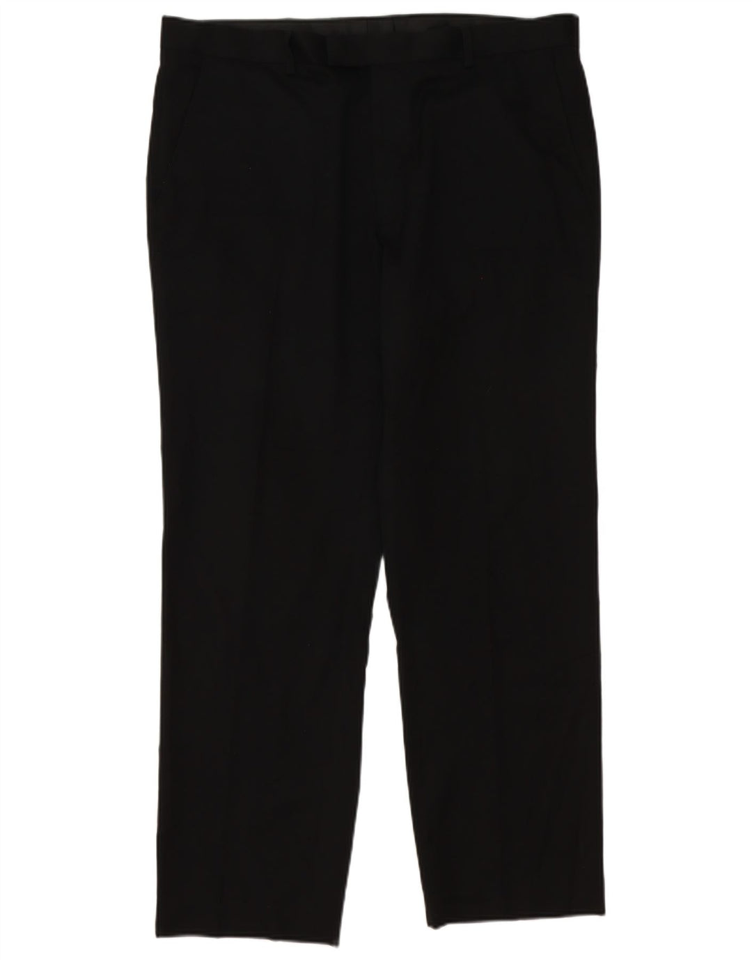 Marks & Spencer Herren-Anzughose, konisch zulaufend, W38, L31, Schwarz, Polyester, klassisch