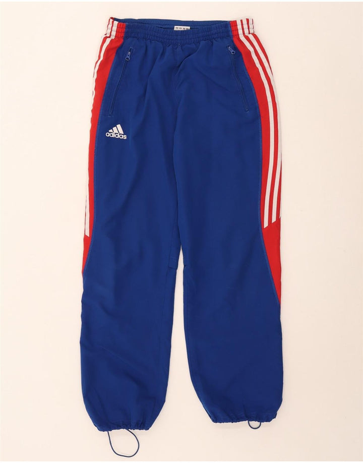 Adidas Herren-Trainingshose, Jogginghose, Mittelblau, Farbblock-Polyester