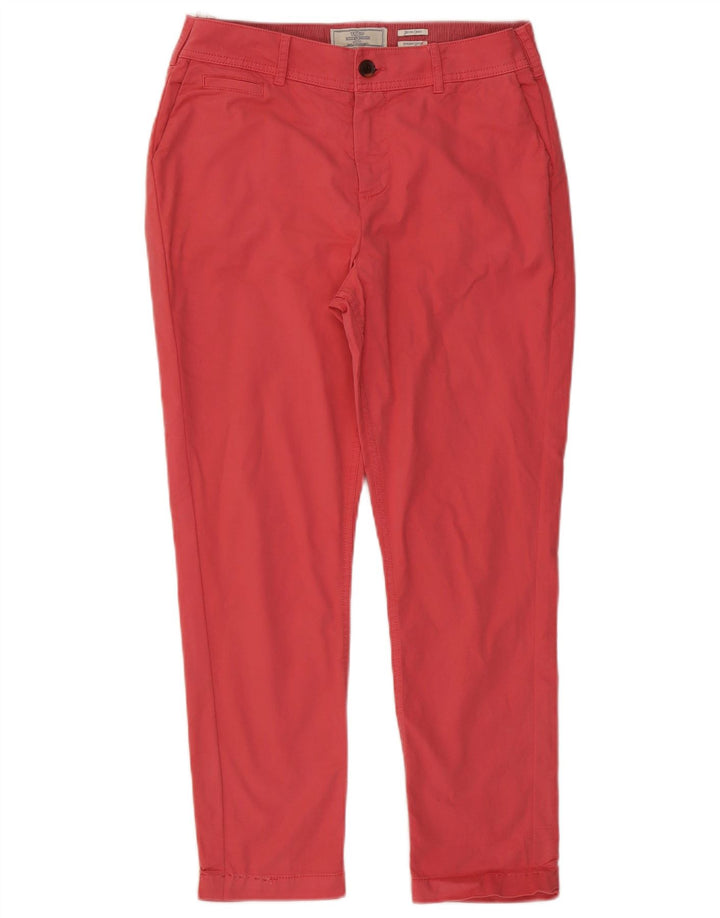 Fat Face Damen Devon Slim Chino Hose W30 L26 Rot