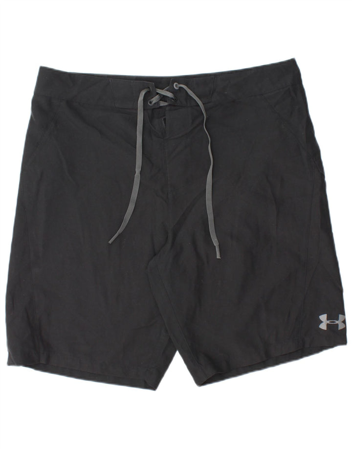 UNDER ARMOUR Herren Heat Gear Loose Fit Badeshorts, Größe L, Schwarz