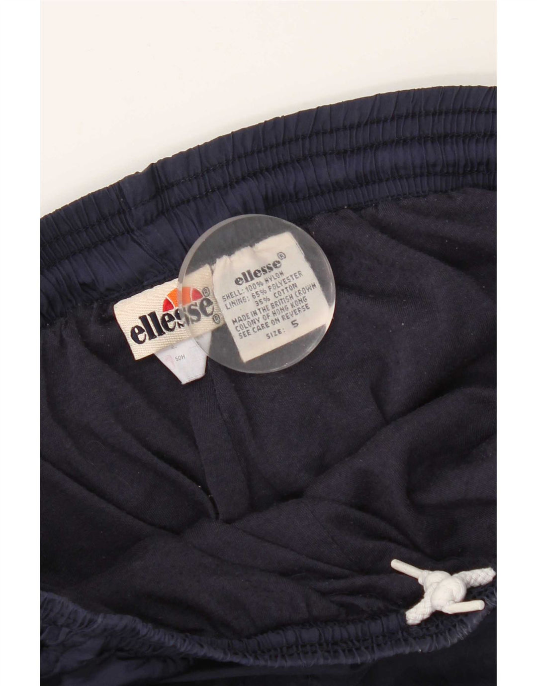 Ellesse Herren-Trainingshose, Jogginghose, klein, marineblaues Nylon
