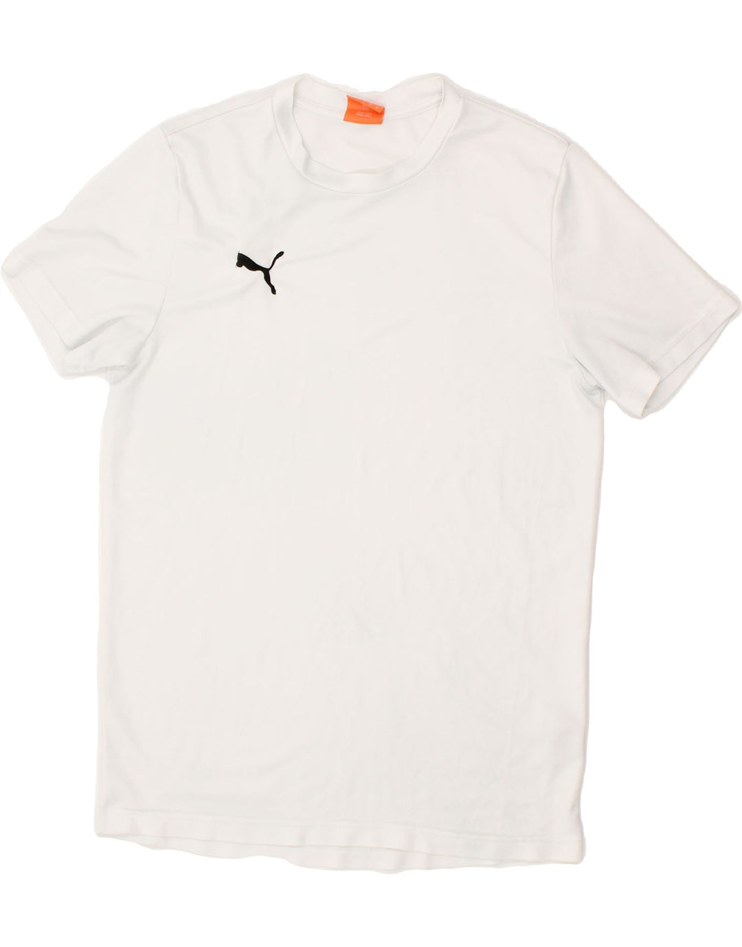 PUMA Mens T-Shirt Top Small White Polyester Vintage Puma and Second-Hand Puma from Messina Hembry 
