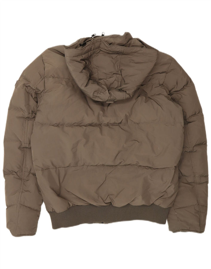 Woolrich Herren-Jacke mit Kapuze, gepolstert, Größe 36, Khaki