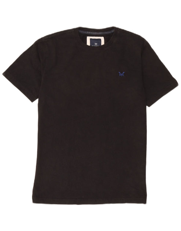 Crew Clothing Herren T-Shirt Top Small Schwarz Baumwolle