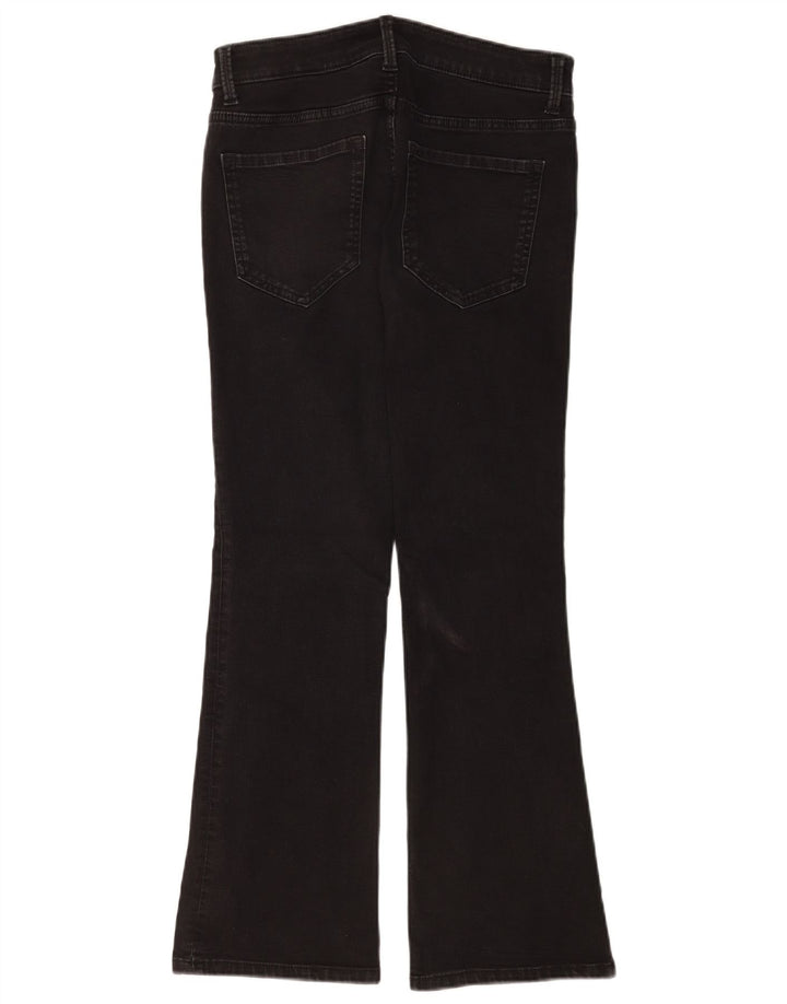 Marks & Spencer Damen The Eva Bootcut Jeans UK 12 Medium W30 L28 Schwarz