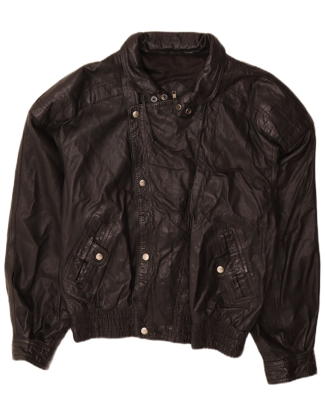 Yukon Trail Herren Lederjacke IT 50 Large Schwarz