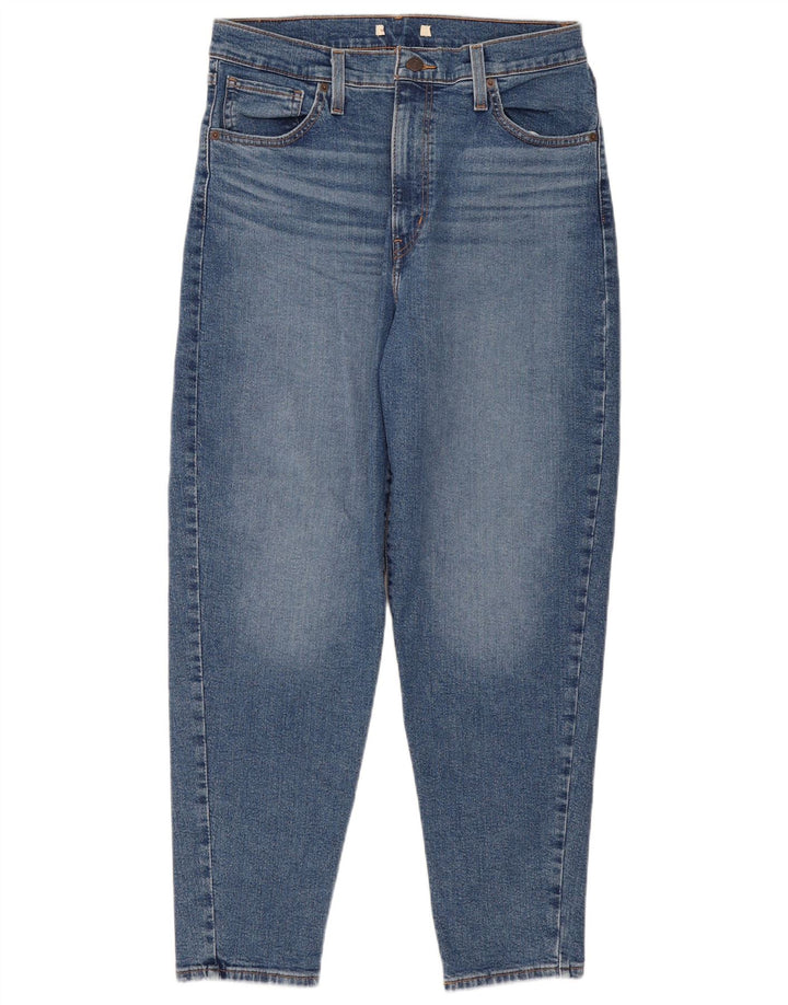 Levi's Damen High Rise Tapered Jeans W32 L29 Blau