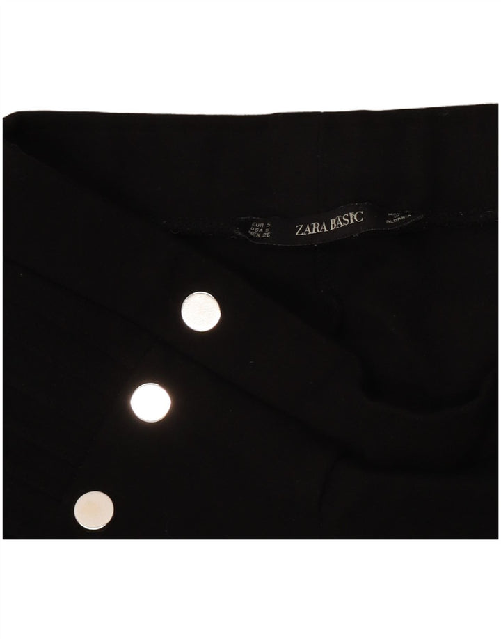 Zara Skinny-Freizeithose für Damen, Größe S, W26, L26, Schwarz