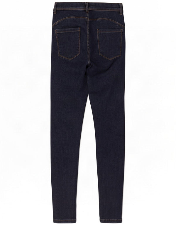 Lipsy Damen Skinny Jeans UK 12 Medium W26 L29 Marineblau Baumwolle  Produktbeschreibung Etikettengröße: