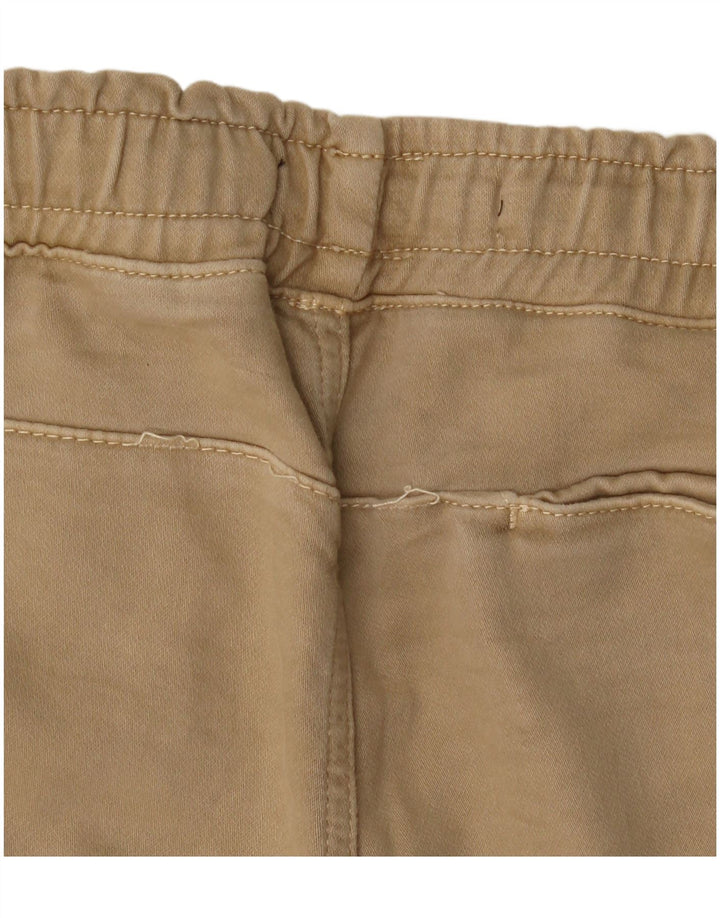 Zara Herren Chino-Shorts, Größe L, W32, Beige, Baumwolle