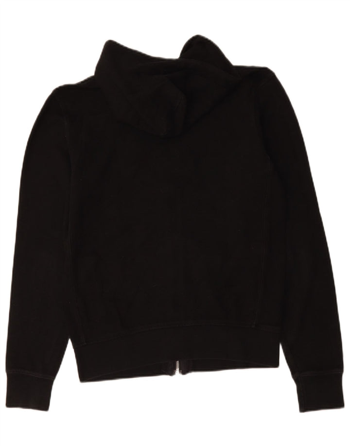 Zara Herren-Kapuzenpullover mit Reißverschluss, mittelschwarz, Baumwolle