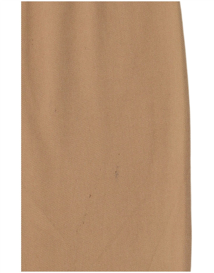 Zara Damen Tapered Anzughose Mittel W28 L26 Beige