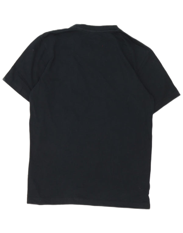 Adidas Herren Climalite Graphic T-Shirt Top Small Schwarz Baumwolle