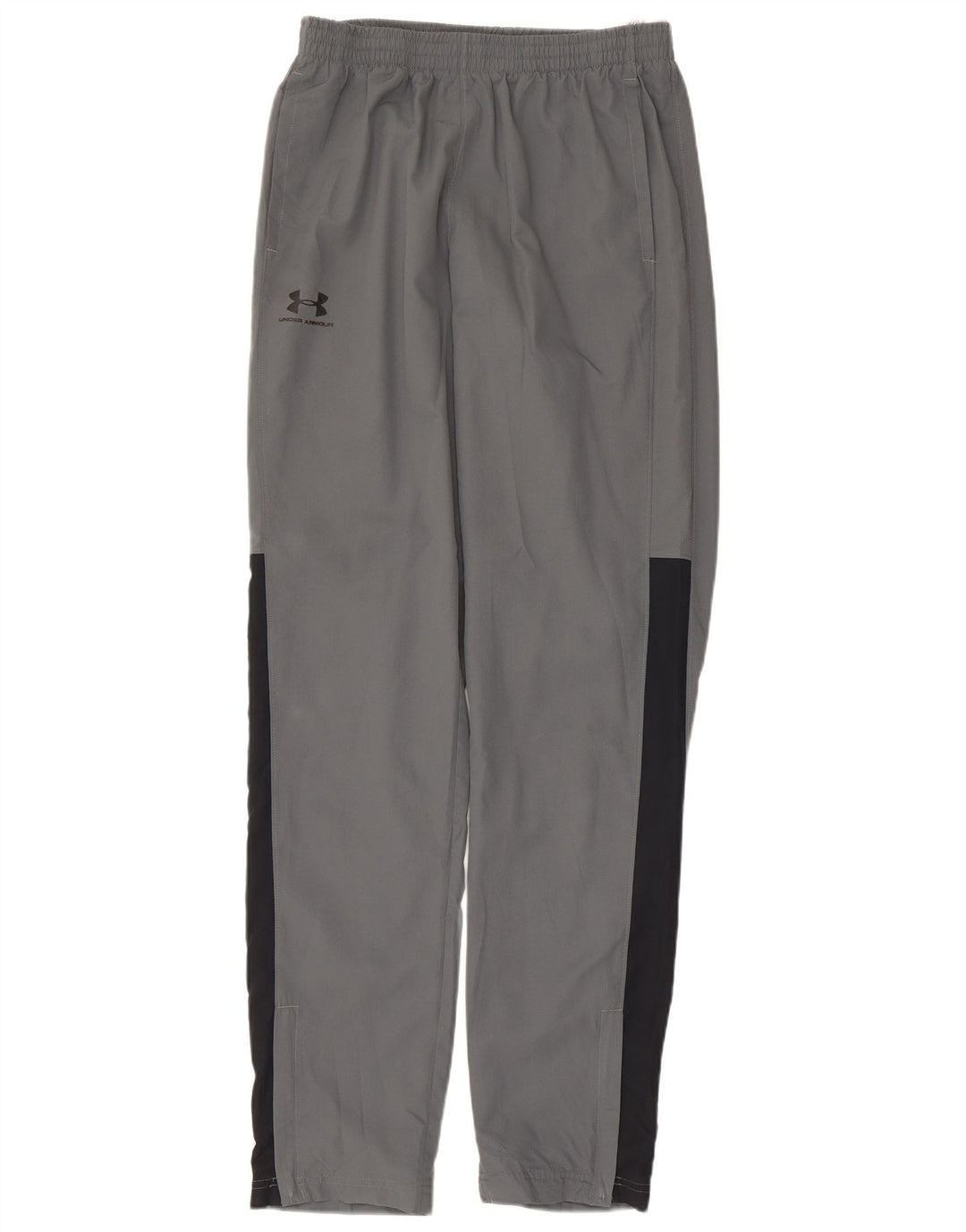 Under Armour Herren-Trainingshose aus mittelgrauem Colourblock-Polyester