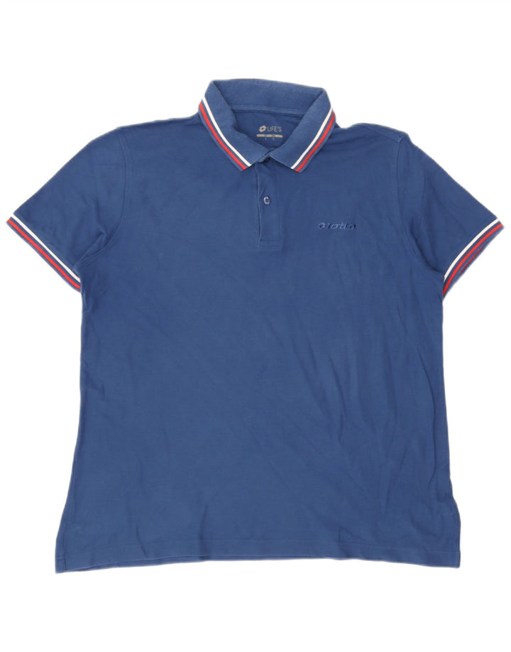 Lotto Herren-Poloshirt, groß, Blau