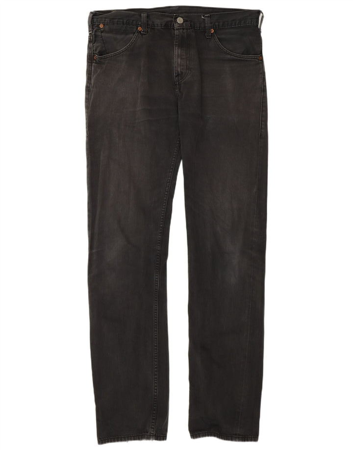 Levi's Herren 504 Straight Jeans W33 L34 Graue Baumwolle