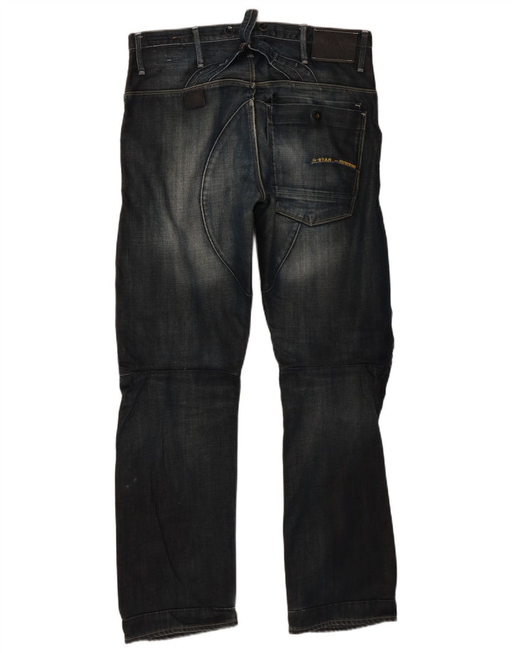 G-Star Herren Cargo Straight Jeans W33 L32 Marineblaue Baumwolle