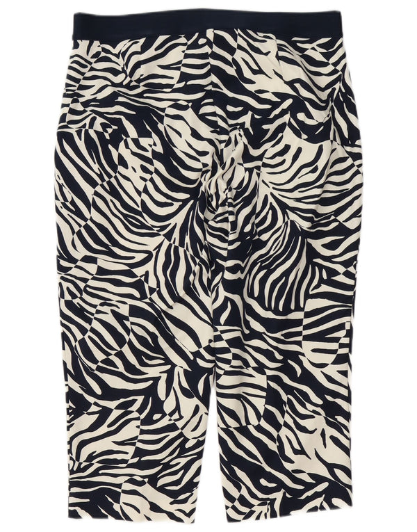 Marks & Spencer Damen Caprihose UK 16 Large W36 L20 Schwarz