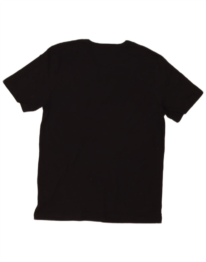 Hugo Boss Herren T-Shirt Top Large Schwarz Baumwolle