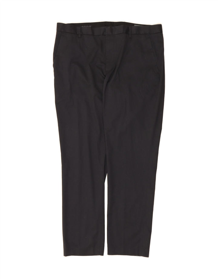 BONOBOS Mens Slim Chino Trousers W38 L32 Black Cotton Vintage BONOBOS and Second-Hand BONOBOS from Messina Hembry 