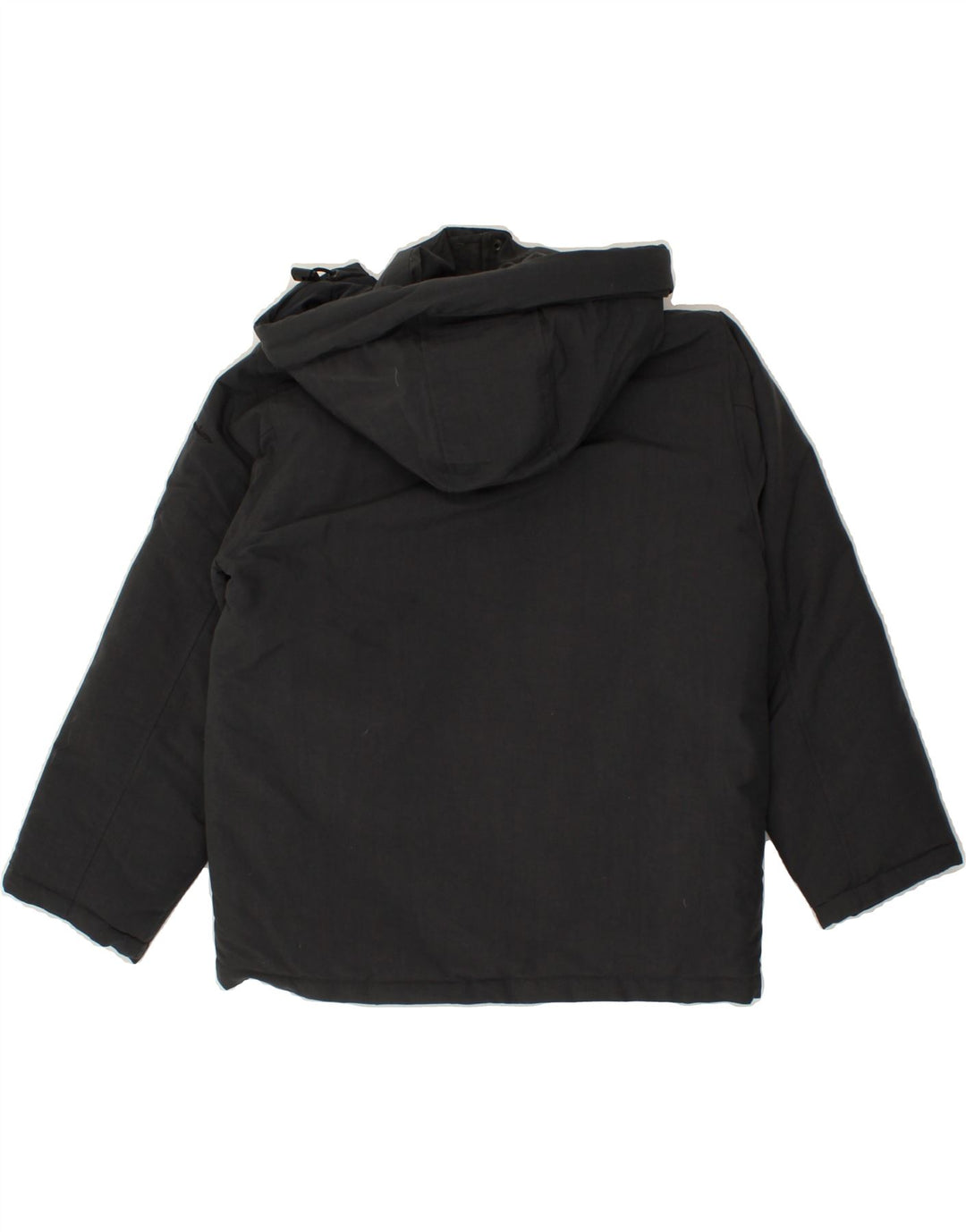 CHAMPION Boys Hooded Padded Jacket 7-8 Years Grey Vintage Champion and Second-Hand Champion from Messina Hembry 