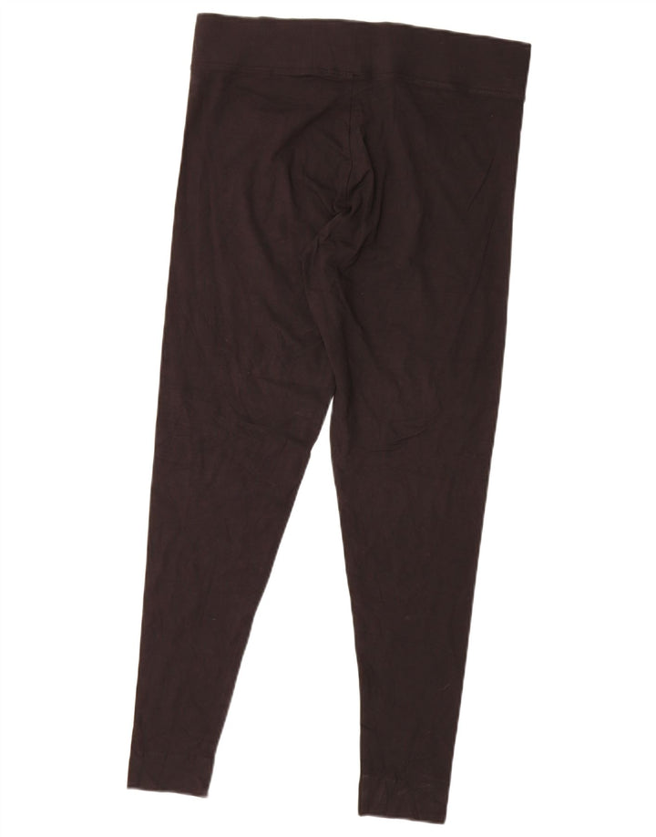 Marks & Spencer Damen Leggings UK 14 Large Schwarze Viskose