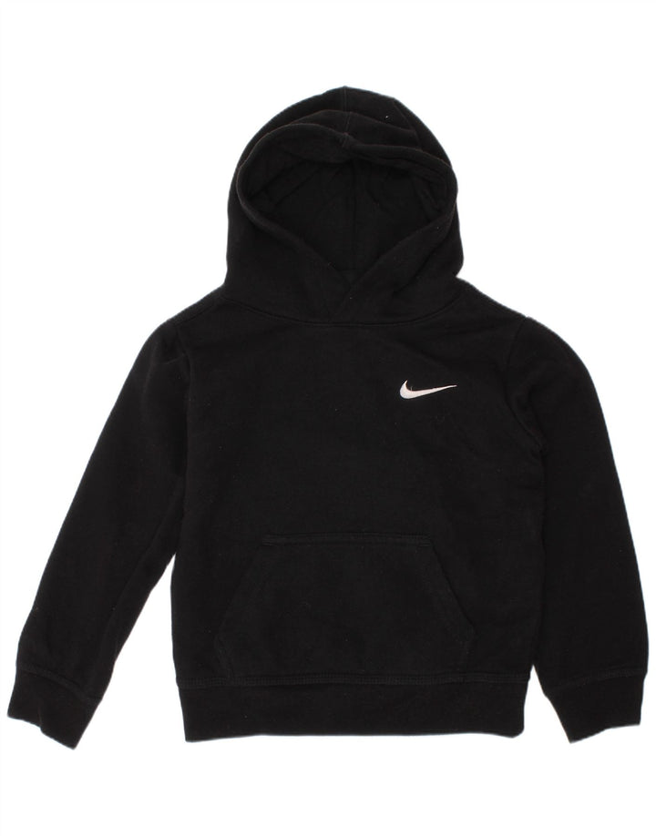 NIKE Kapuzenpullover für Jungen, 3–4 Jahre, XS, schwarze Baumwolle