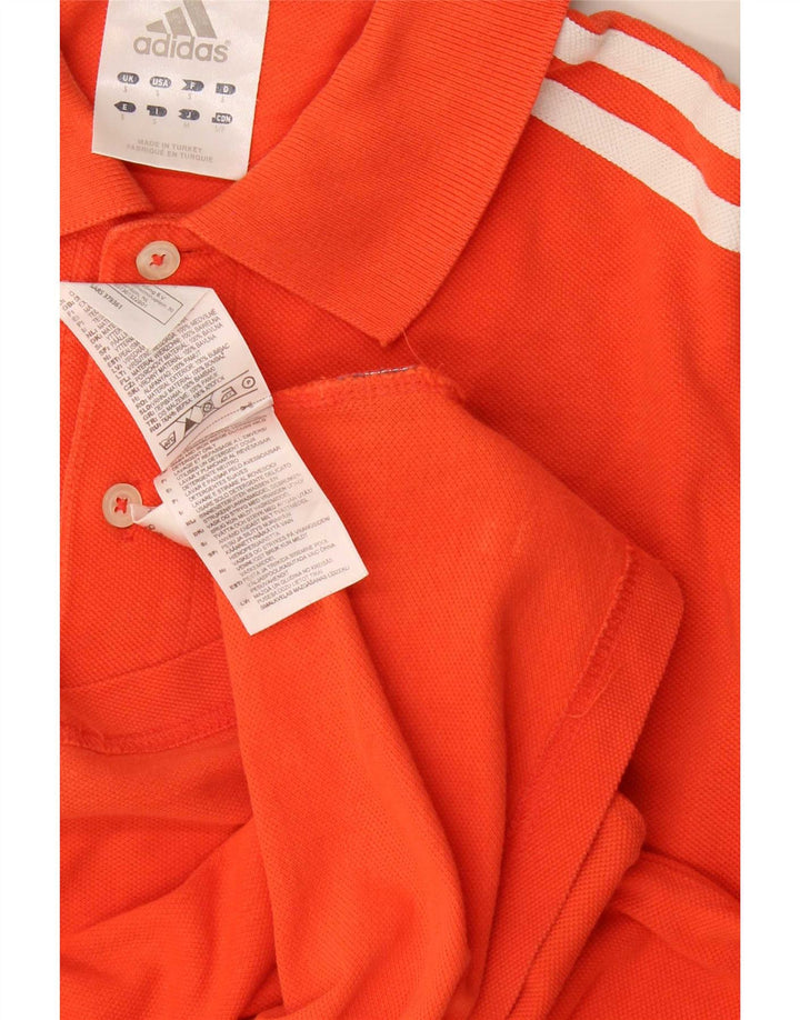 Adidas Herren Poloshirt Small Orange Baumwolle