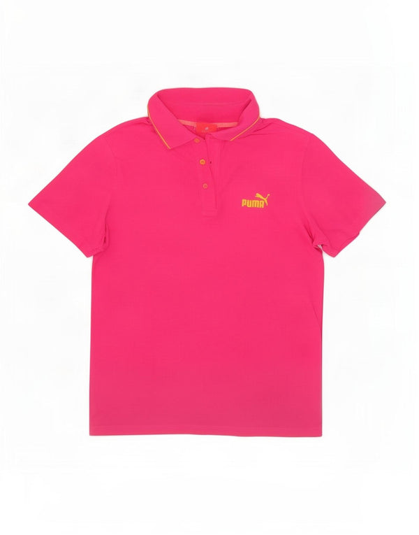 Puma Herren Poloshirt Large Pink